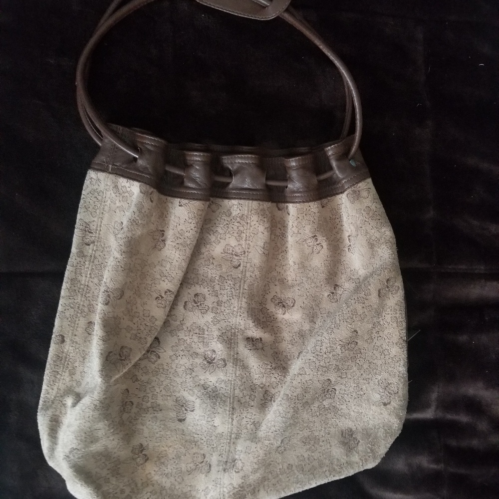 Leather hobo bag